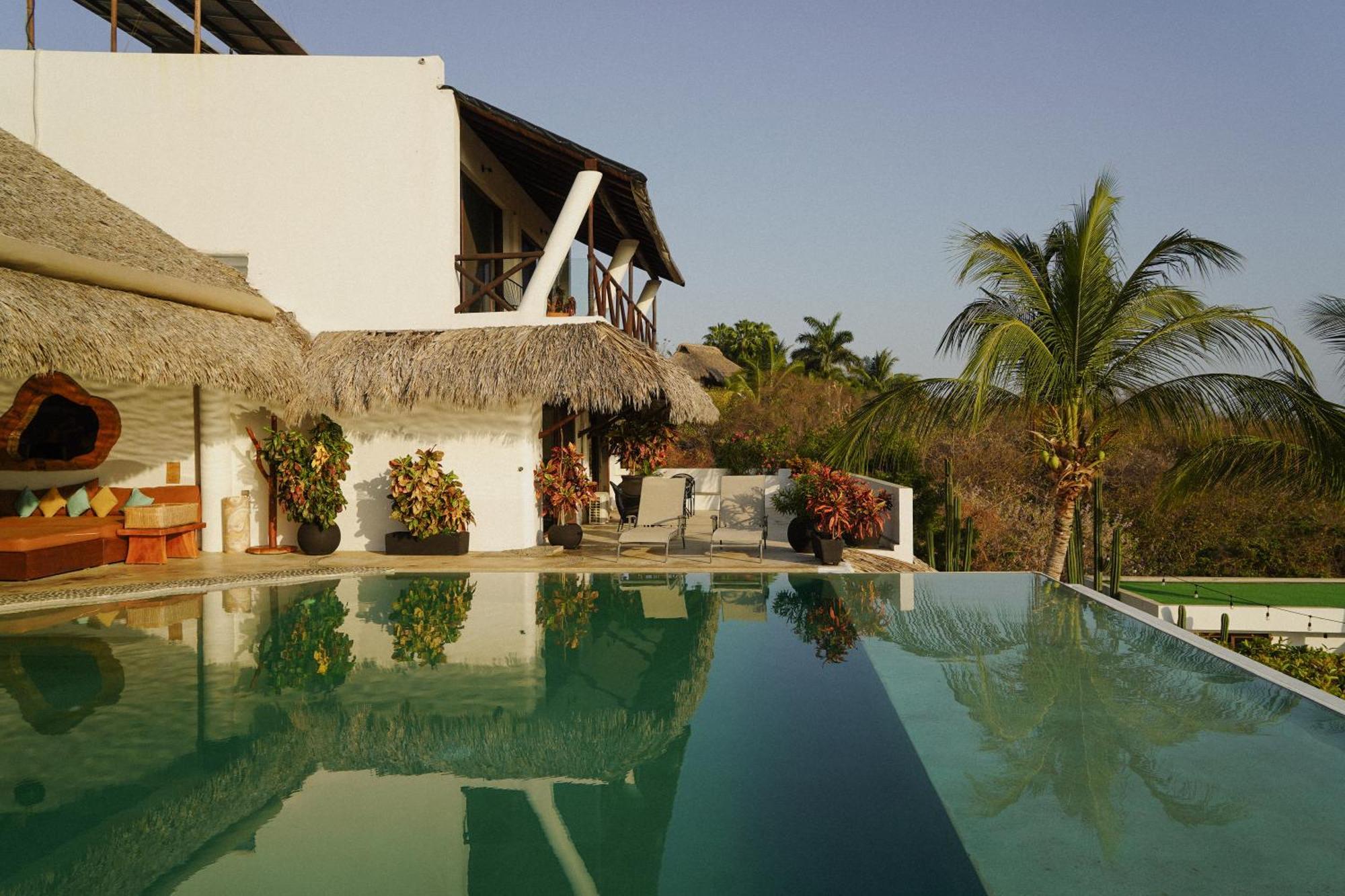 פוארטו אסקונדידו Casa Nova, Infinity Pool, Ocean View, Private Beach Acces, Starlink מראה חיצוני תמונה